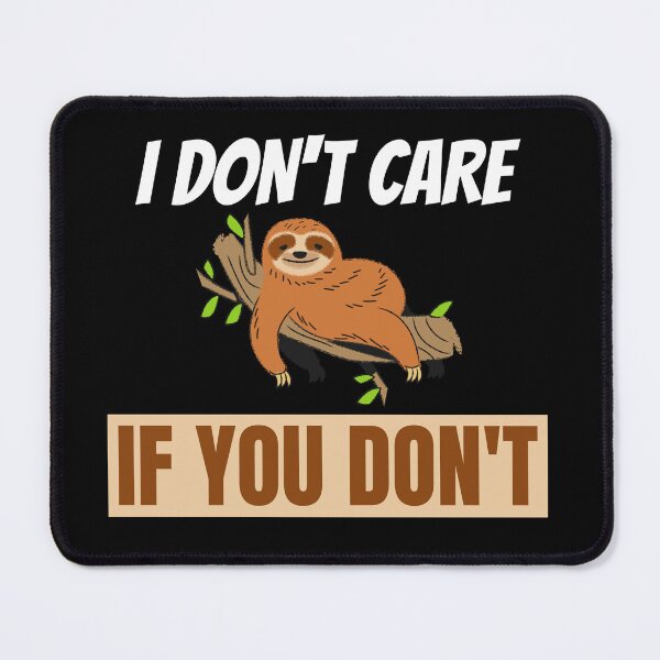 Item preview, I don't care if you don't white font designed and sold by NerdnGeekshop.