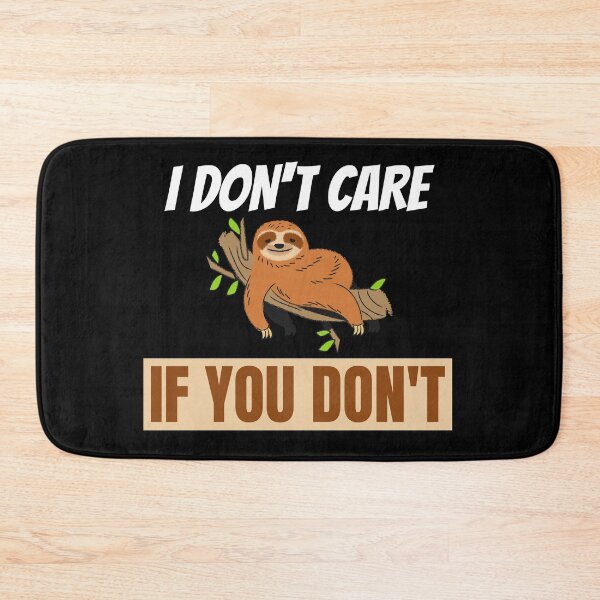 Item preview, I don't care if you don't white font designed and sold by NerdnGeekshop.