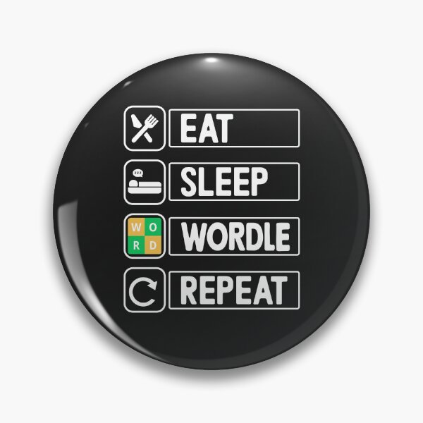 Item preview, Eat Sleep Wordle Repeat Puzzle Grid Game Wordle Obsessed  designed and sold by Nepaz-Designs.