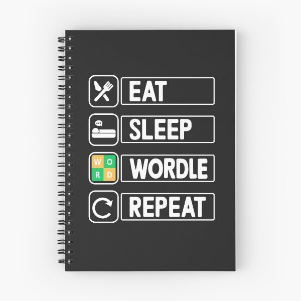 Item preview, Eat Sleep Wordle Repeat Puzzle Grid Game Wordle Obsessed  designed and sold by Nepaz-Designs.