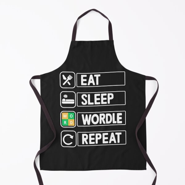 Item preview, Eat Sleep Wordle Repeat Puzzle Grid Game Wordle Obsessed designed and sold by Nepaz-Designs.