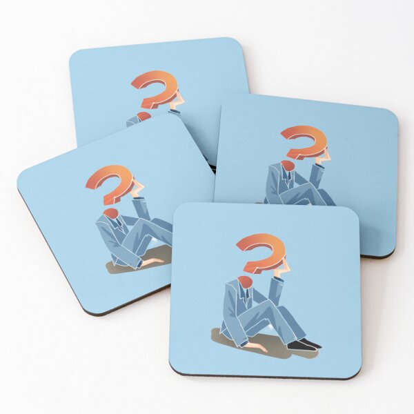 Item preview, men question mark designed and sold by Dew Drop Designs.