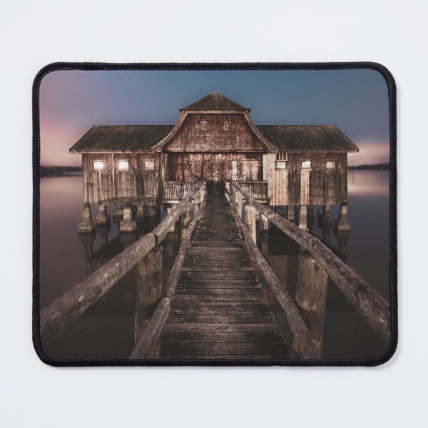 Item preview, Boathouse at the Ammesee designed and sold by bluelandphoto.