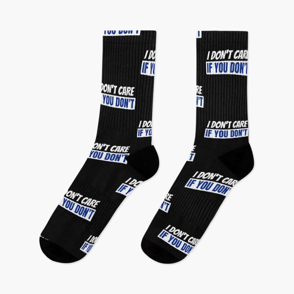 Item preview, I don't care if you don't white and blue font designed and sold by NerdnGeekshop.