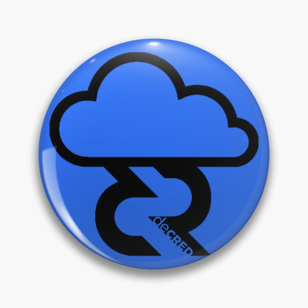 Item preview, Decred Lightning Network - DCR Blue © v2 (Design timestamped by https://timestamp.decred.org/) designed and sold by OfficialCryptos.
