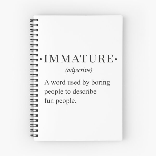 Item preview, immature funny definition designed and sold by AnnaGo.