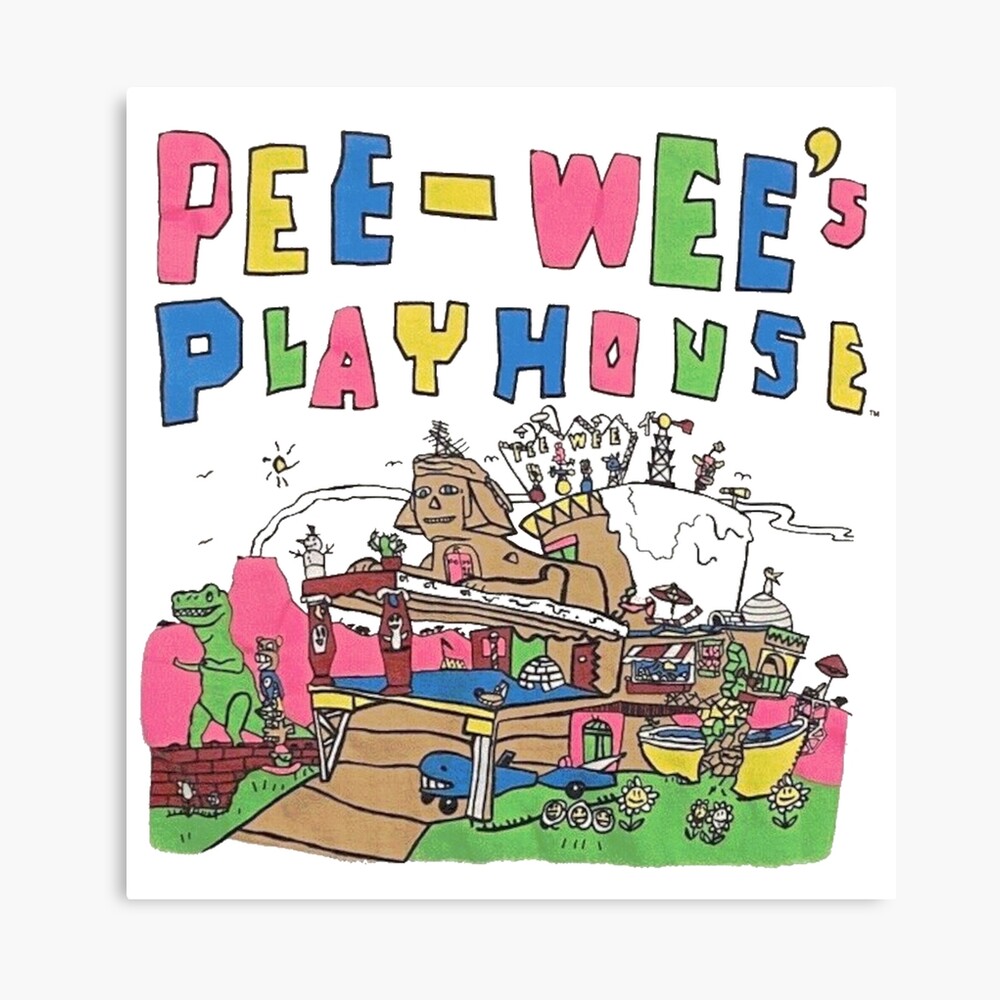 Vintage Peewee's Playhouse Poster