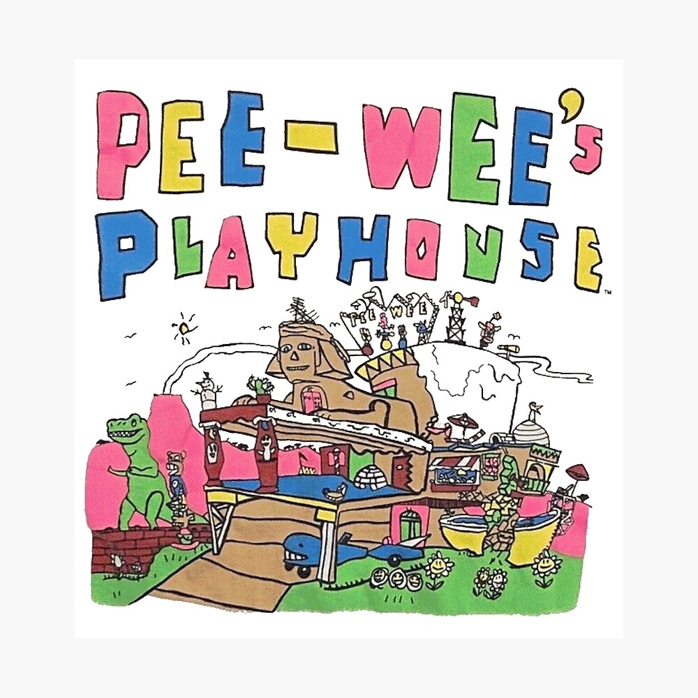 Vintage Peewee's Playhouse Poster