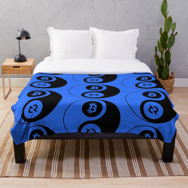 Item preview, Decred Yin Yang - DCR Blue © v1 (Design timestamped by https://timestamp.decred.org/) designed and sold by OfficialCryptos.
