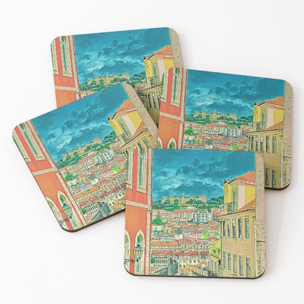 Item preview, Lisbon Cityscape Picture Art designed and sold by KivancYucel.