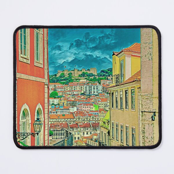 Item preview, Lisbon Cityscape Picture Art designed and sold by KivancYucel.