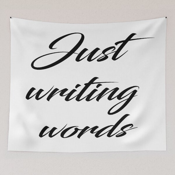 Item preview, Just writing words designed and sold by Clistro.