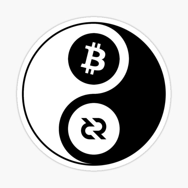 Decred Yin Yang - DCR Turquoise © v1 (Design timestamped by https://timestamp.decred.org/) Sticker