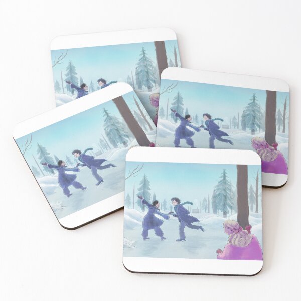 Item preview, Little Women - Jo and Laurie skating designed and sold by alinarts.