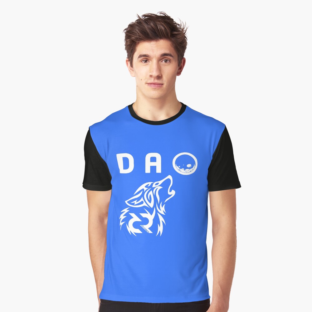 Decred DAO wolf - DCR Blue © v1 (Design timestamped by https://timestamp.decred.org/) Graphic T-Shirt