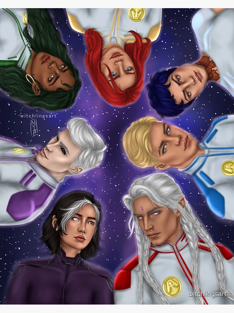 Aurora Rising Squad 312 Double-sided A5 Art Print 