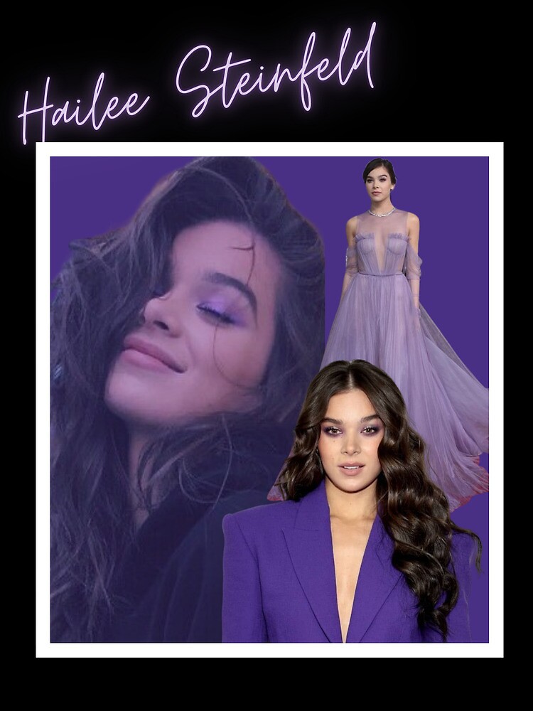 Hailee steinfeld cheap purple dress