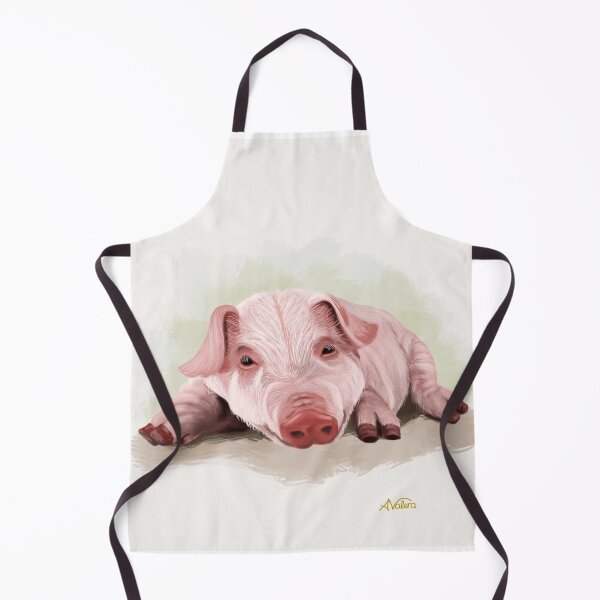 Item preview, Cute baby pig, art for print designed and sold by ALVALERA.