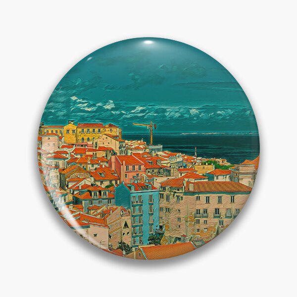 Item preview, Lisbon Cityscape Picture Art designed and sold by KivancYucel.