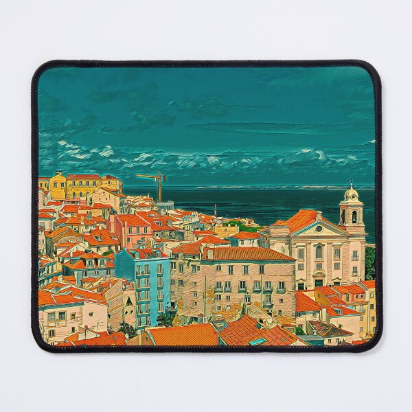 Item preview, Lisbon Cityscape Picture Art designed and sold by KivancYucel.
