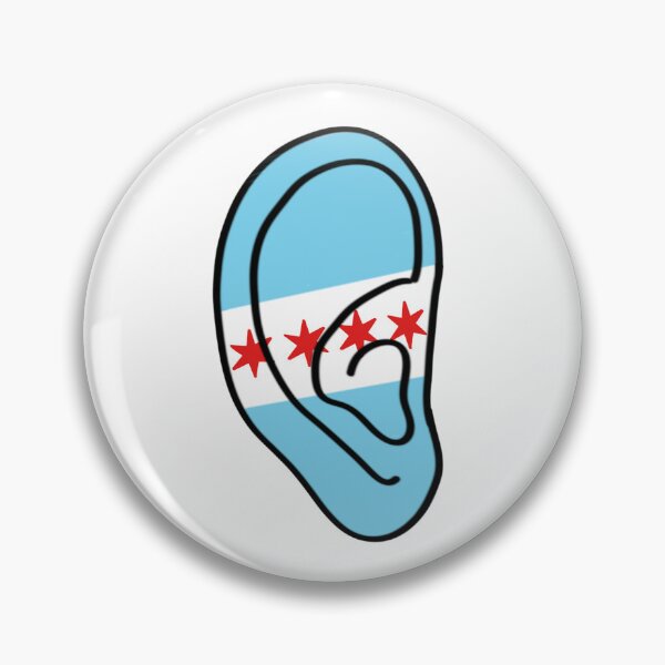 Item preview, Chicago Pride Ear  designed and sold by Hear4theEars.