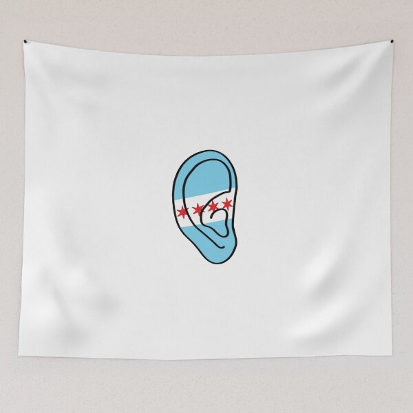 Item preview, Chicago Pride Ear  designed and sold by Hear4theEars.