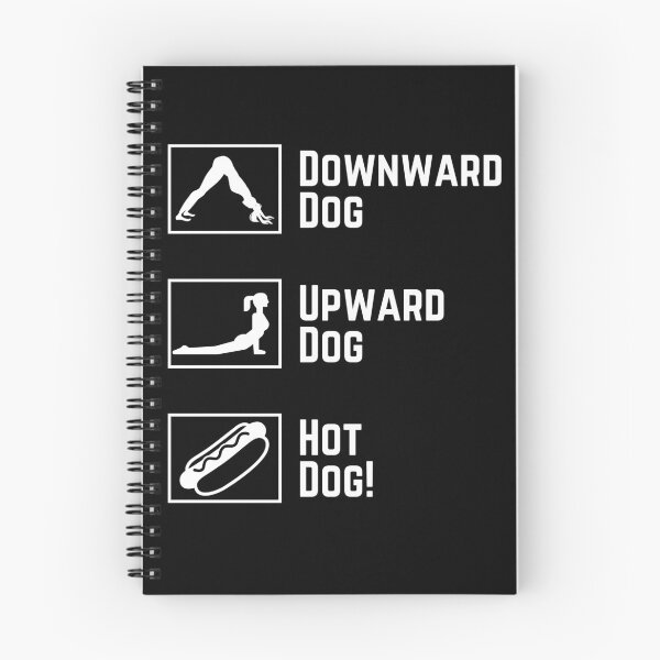 Item preview, Funny Yoga - Upward Dog, Downward Dog, Hot Dog! designed and sold by charqui.