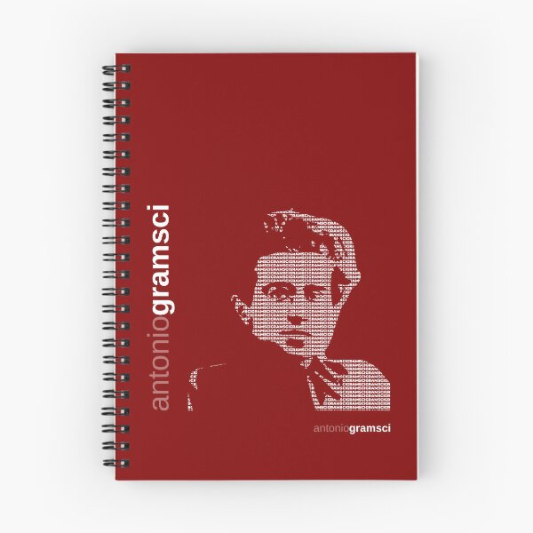 Item preview, Antonio Gramsci typographic poster (red) designed and sold by CMYKStudio.