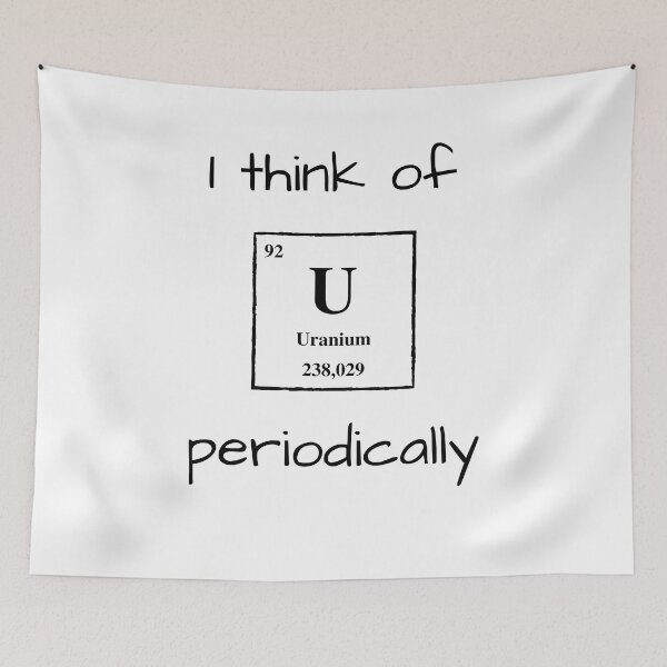 Item preview, I Think Of U Periodically designed and sold by NerdyFancies.
