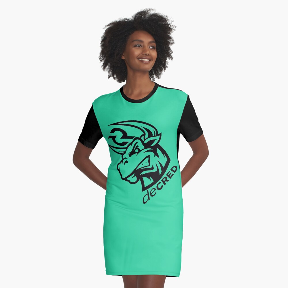 Item preview, Graphic T-Shirt Dress designed and sold by OfficialCryptos.