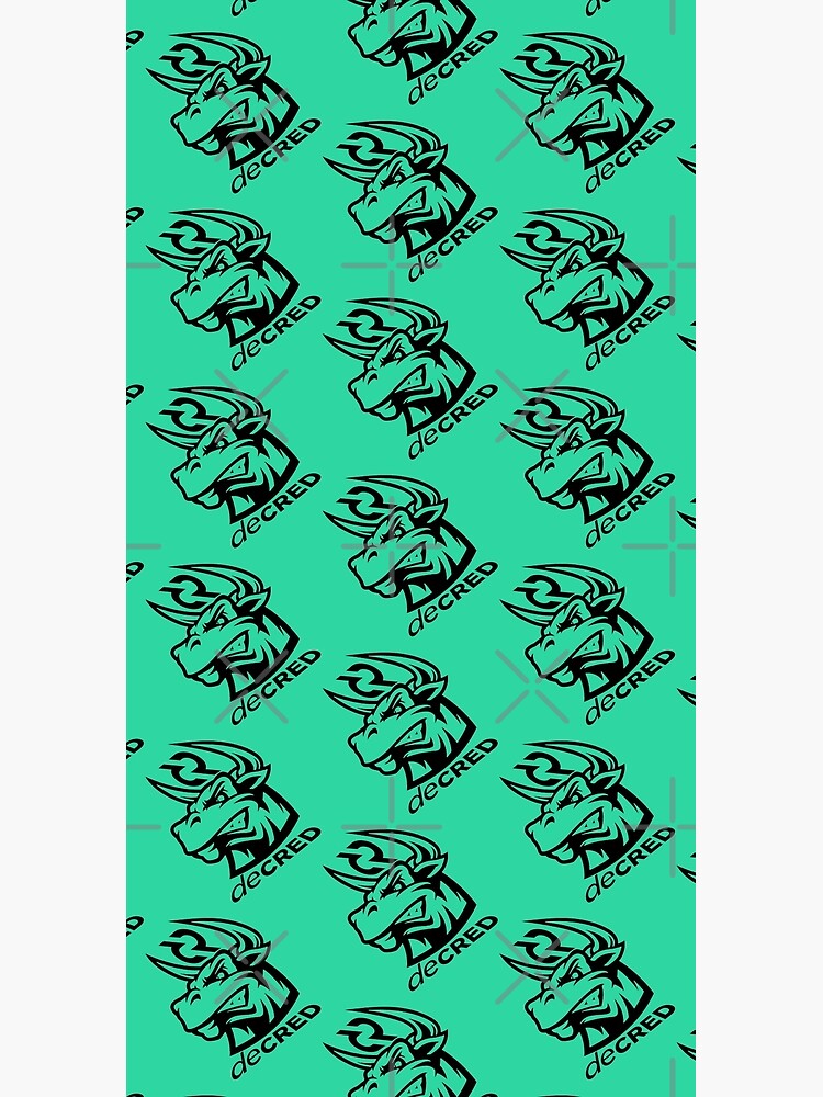 Thumbnail 3 of 3, Duffle Bag, Decred Bull rage - DCR Turquoise © v1 (Design timestamped by https://timestamp.decred.org/) designed and sold by OfficialCryptos.