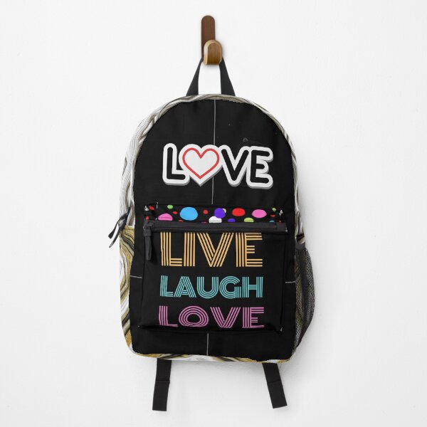 Item preview, Live Laugh Love - Short Motivational Quotes | Colorful Retro Love Typography designed and sold by Delandor.