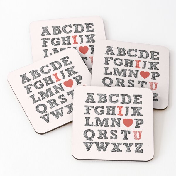 Item preview, ABC Alphabet I Love You English Teacher Valentines Day  designed and sold by StoreRahhal.
