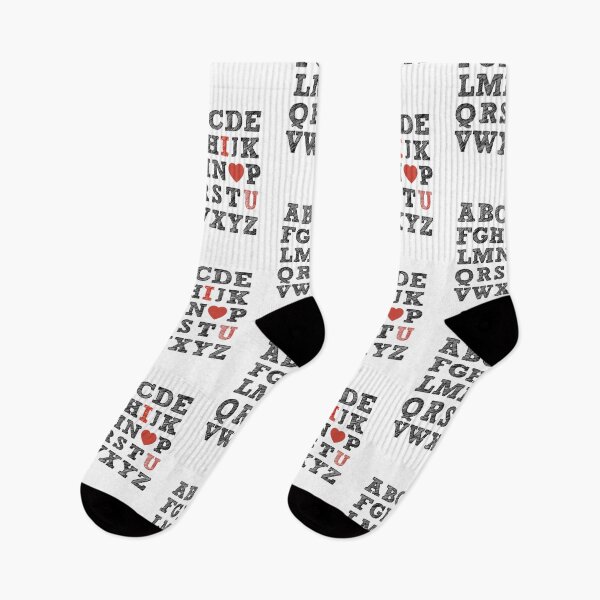 Item preview, ABC Alphabet I Love You English Teacher Valentines Day  designed and sold by StoreRahhal.