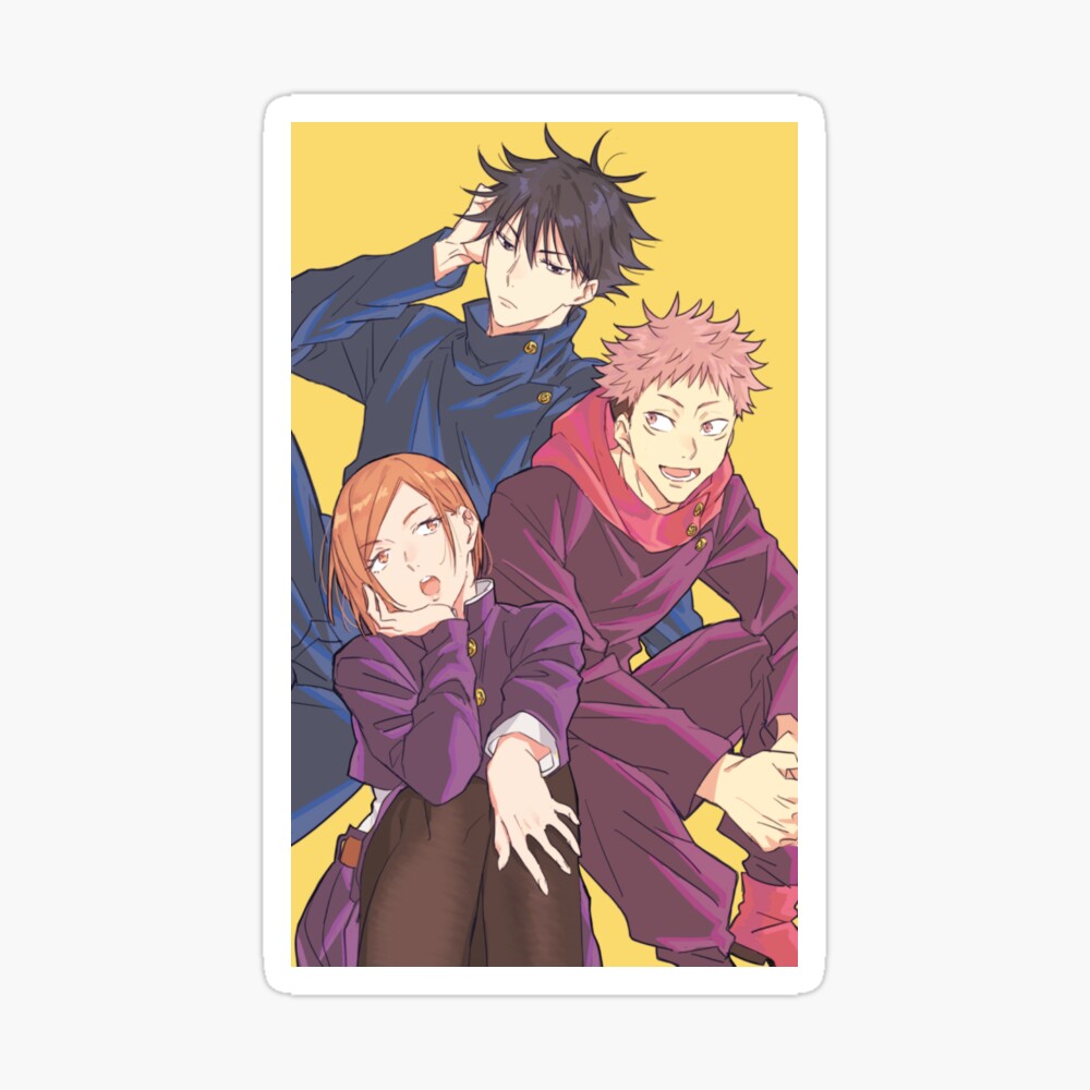 Jujutsu Kaisen Anime Itadori Gojo Sukuna Megumi Nobara Sticker ...