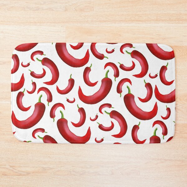 Item preview, chili peppers pattern, best kitchen designs, gifts for chefs designed and sold by Kirei-Lily.