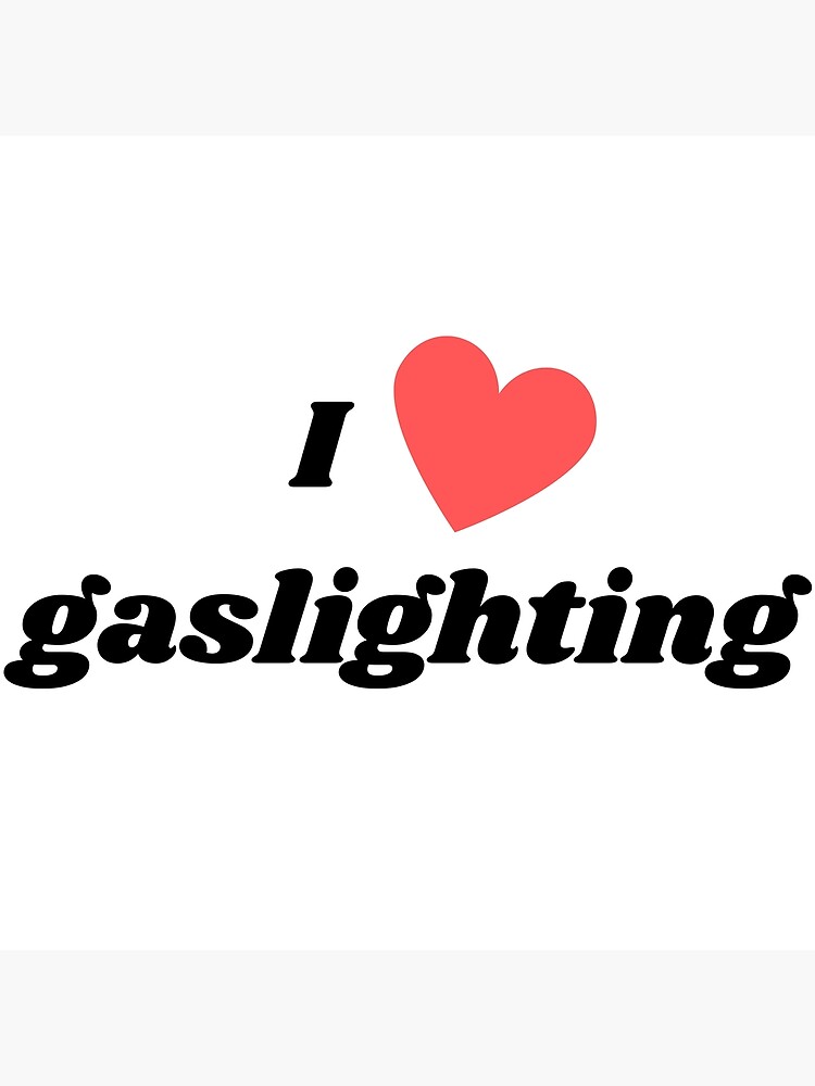 Thumbnail 2 of 2, Greeting Card, I <3 gaslighting designed and sold by CityCity.