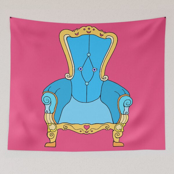 Item preview, Blue Victorian Cheerful Chair designed and sold by Deborah Camp.