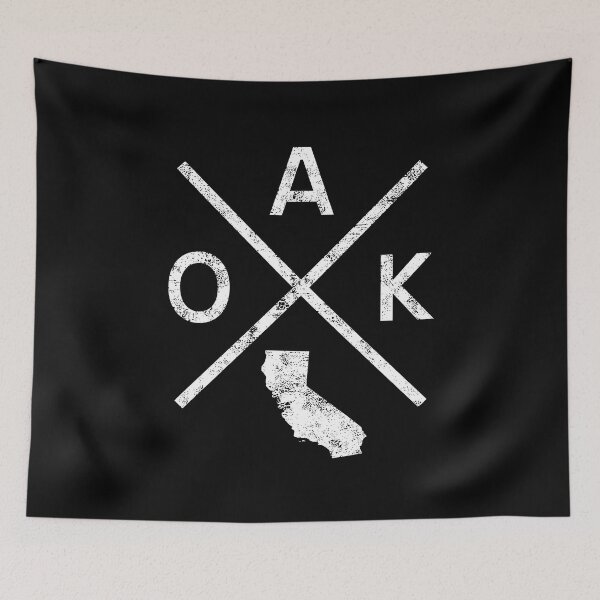 Item preview, Vintage Oakland Retro OAK Cross designed and sold by pixeljamz.