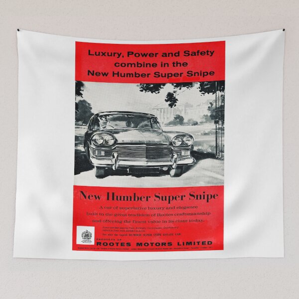 Item preview, Vintage Humber Super Snipe advert designed and sold by Random Railways.