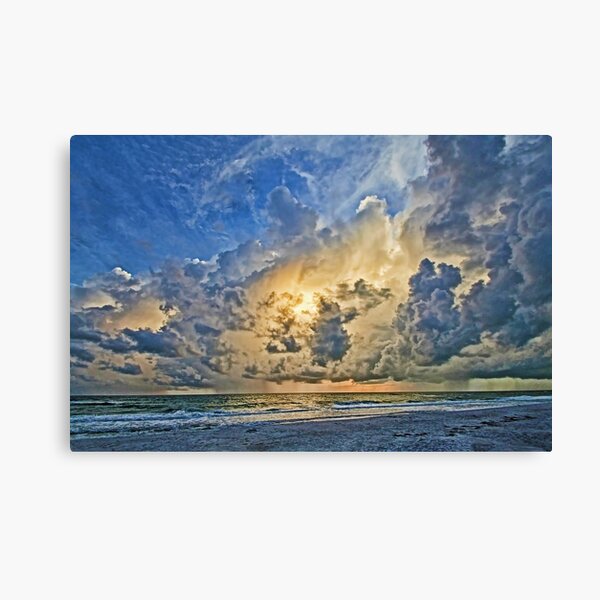 Summer Storms In The Gulf  Canvas Print