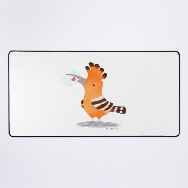 Item preview, Hoopoe bird with a love letter designed and sold by julianamotzko.