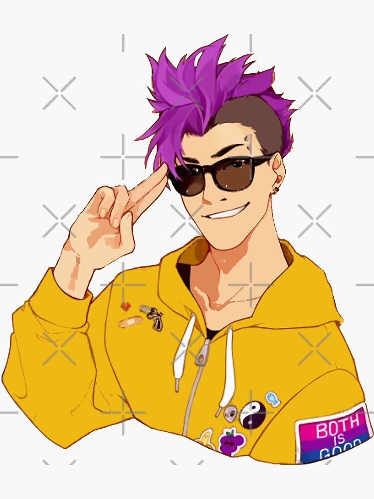 "Shorter Wong Banana Fish" Sticker by ArtAndDesignA Redbubble