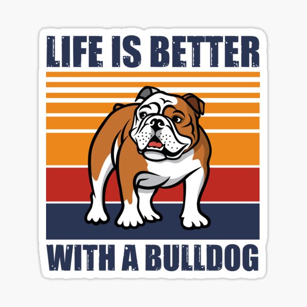 Dear Dad I Can Explain English Bulldog Dad Bully Sticker by Maximus Designs  - Pixels Merch