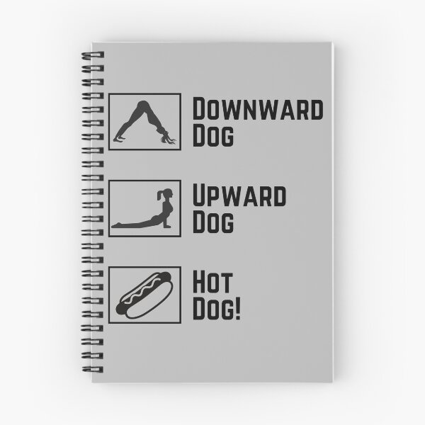 Item preview, Funny Yoga - Upward Dog, Downward Dog, Hot Dog! designed and sold by charqui.