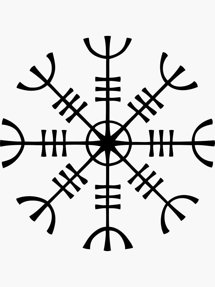 Эскизы тату шлем ужаса агисхьяльм