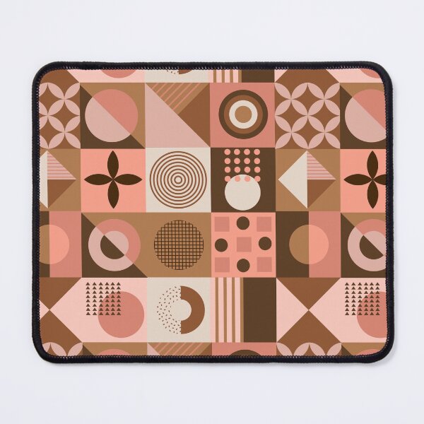 Item preview, Funky Brown Shapes Neo Geo Pattern designed and sold by Krysanthe.