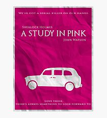 BBC Sherlock - A Study in Pink Photographic Print