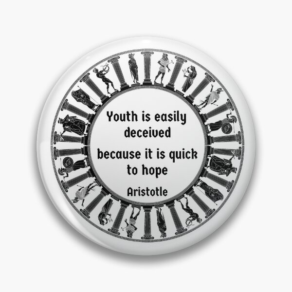 Item preview, Aristotle: Youth Is Easily Deceived designed and sold by artistoutfitter.