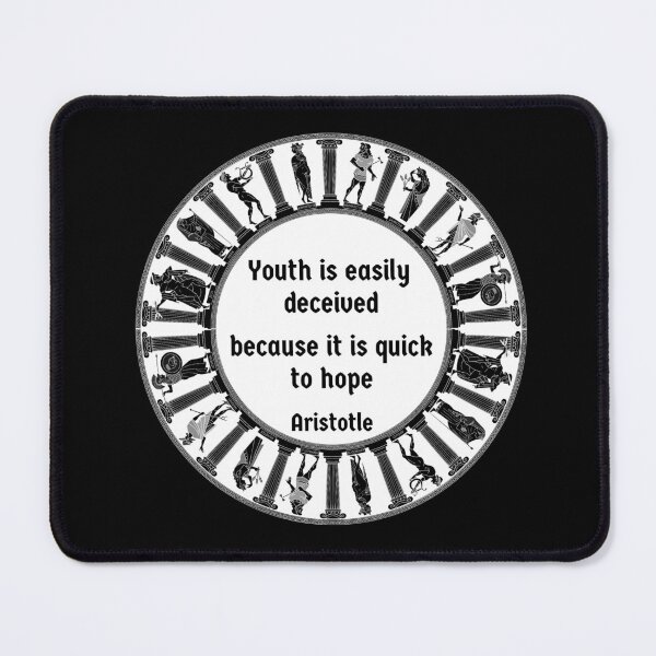Item preview, Aristotle: Youth Is Easily Deceived designed and sold by artistoutfitter.